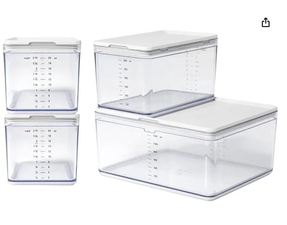 Prepdeck 4-Piece Container Set White Stone CK180601